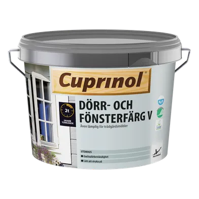 Dörr och fönsterfärg V BW (Vit), 2,5 l