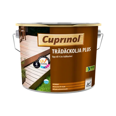 Trädäckolja Plus färglös 4,65 l