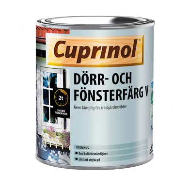 Dörr och fönsterfärg V BW (Vit), 1 l