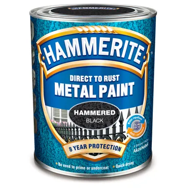 Rostskyddsfärg Hammarlack Svart, 250 ml