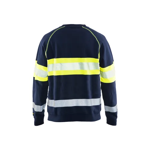 Varseltröja, Marinblå/Gul Strl. M