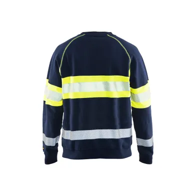 Varseltröja, Marinblå/Gul Strl. M