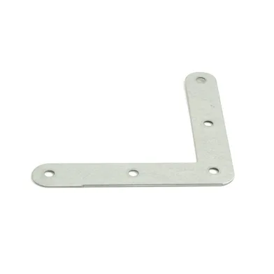 Hörnjärn rundad 109x109x19 mm, FZB, 4-pack