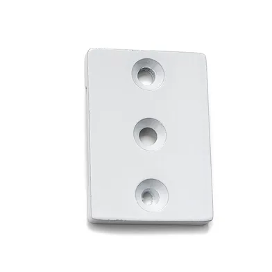 Fästbricka 1104 Vit, 2-pack