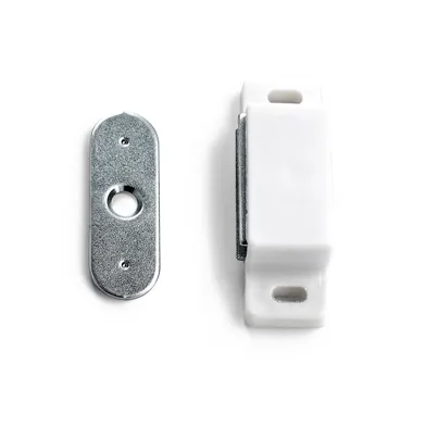 Magnetlås Vit 2030 4 kg, 2-pack