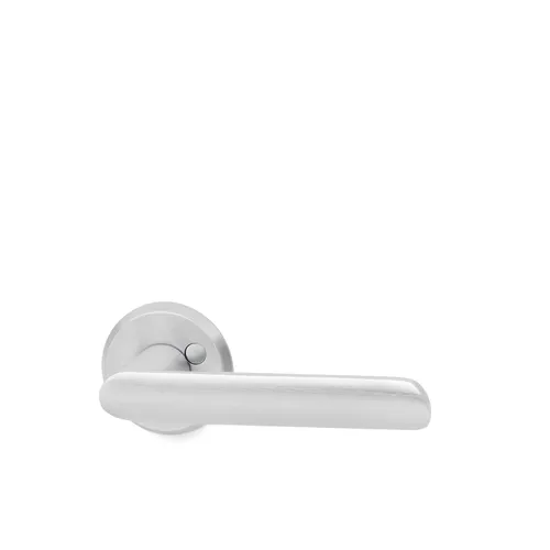 Dörrhandtag New York Borstad krom