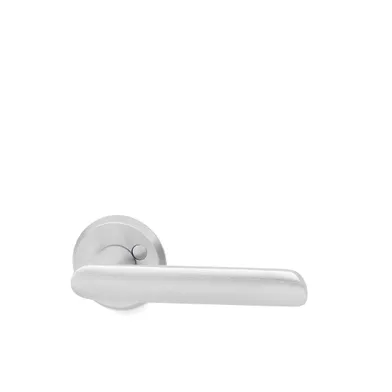 Dörrhandtag New York Borstad krom