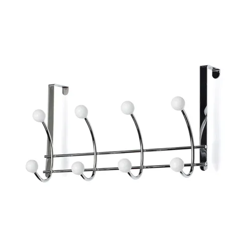 Dörrhängare Bonny Vit, Krom, 4 krokar