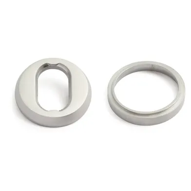 Cylinderring Universal 9+7 mm, Borstad krom