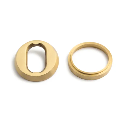 Cylinderring Universal 9+7 mm, Matt mässing