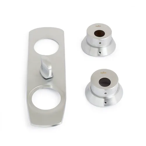 Vredskylt/Cylinderbehör Borstad krom