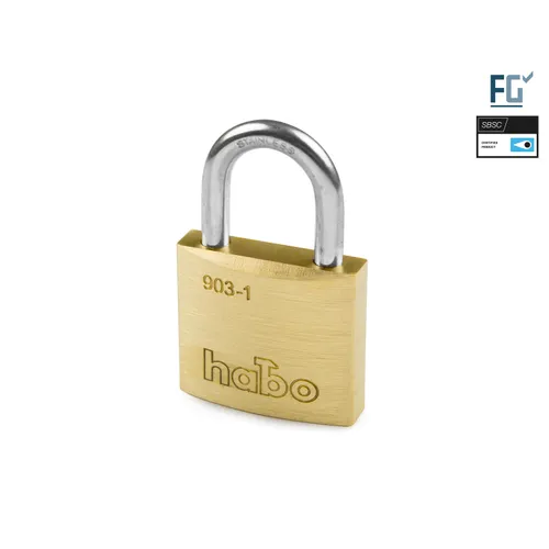 Hänglås 903-1 Klass 1, 40x6 mm, CC 19 mm
