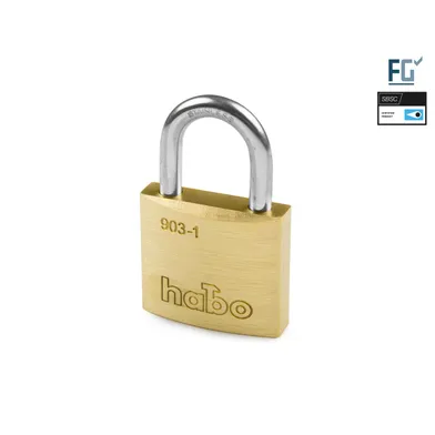 Hänglås 903-1 Klass 1, 40x6 mm, CC 19 mm