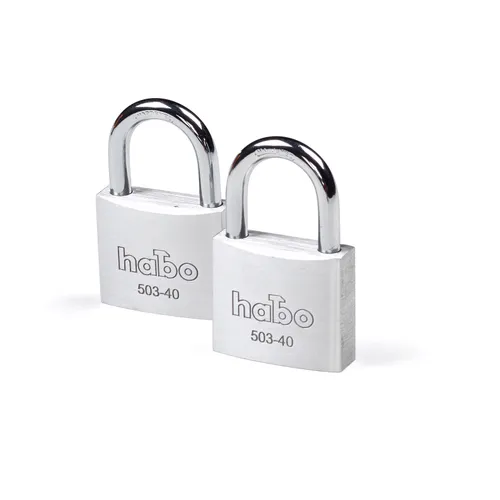 Hänglås 503 Alu. 40x6 mm, CC 23 mm, 2-pack