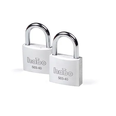 Hänglås 503 Alu. 40x6 mm, CC 23 mm, 2-pack