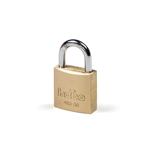 Hänglås 403 Mässing 30x5 mm, CC 16 mm
