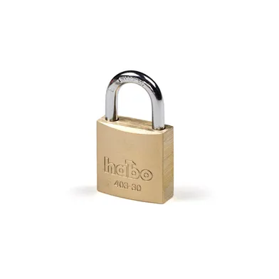 Hänglås 403 Mässing 30x5 mm, CC 16 mm