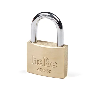 Hänglås 403 Mässing 50x8 mm, CC 30 mm