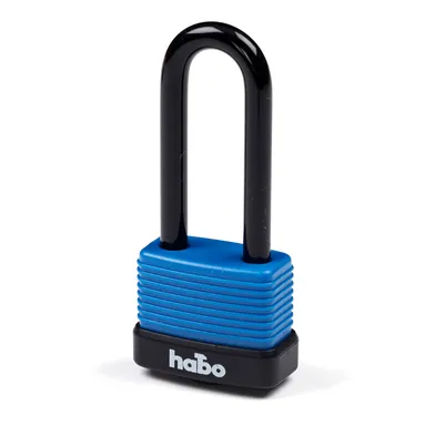 Hänglås 704 Väderskyddat 48x8 mm, CC 63 mm - hög bygel