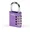 Hänglås 203, kodlås - Alu. 38x6 mm, CC 26 mm, Lila