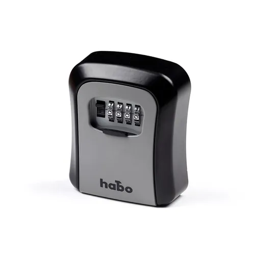 Nyckelskåp 103, Svart/Aluminium