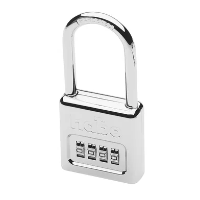 Hänglås 203, kodlås - Krom 50x7 mm, CC 50 mm