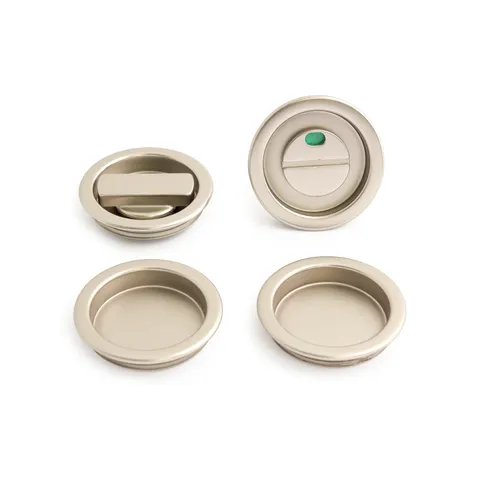 WC-beslag till skjutdörr Matt nickel