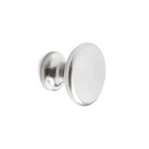 Knopp Adrian 38 mm, Borstad krom