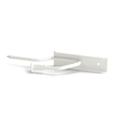 Fönsterbänkskonsol m. stödskruv, höjer 20 mm 120 mm, Vit