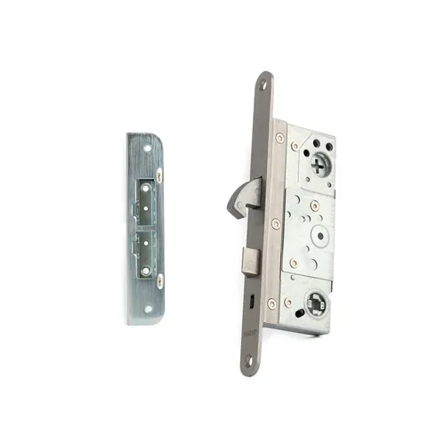 Låshus 69192 m. hakregel Inkl. slutbleck, Matt krom