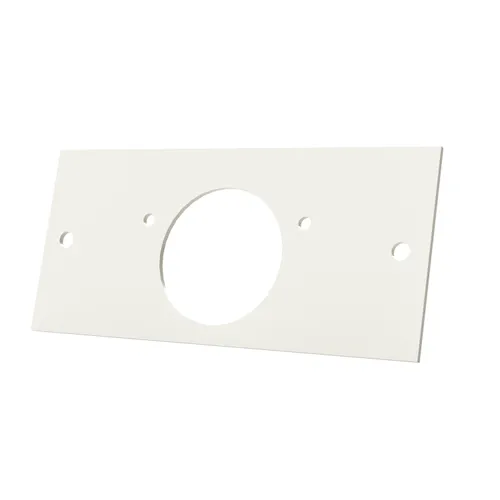 Gångjärnsförstärkning f. dörr 110x50 mm, Vit