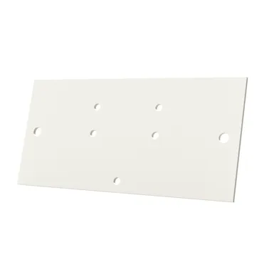 Gångjärnsförstärkning f. skåp 110x52 mm, Vit