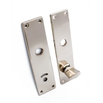 Långskylt-WC 65 45x180 mm, Nickel