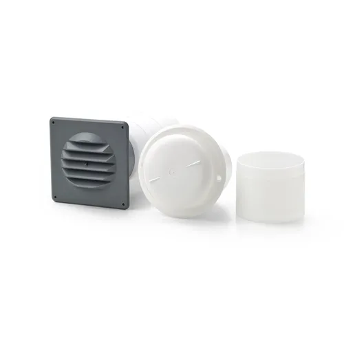 Blockventil 486 Grå/vit, Plast