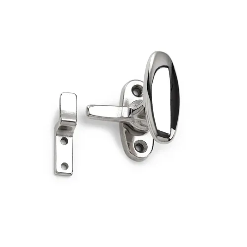 Fönstervred med hake 10 mm, Nickel