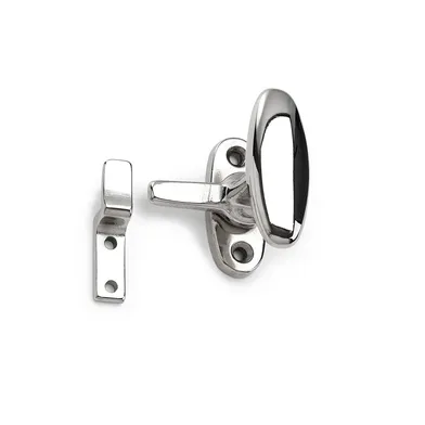 Fönstervred med hake 10 mm, Nickel