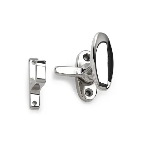 Fönstervred med hake 25 mm, Nickel