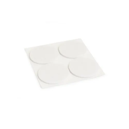 Golvskydd självhäftande 38 mm, Vit, 4-pack