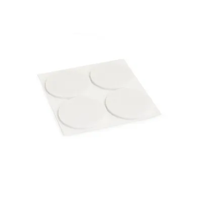 Golvskydd självhäftande 38 mm, Vit, 4-pack
