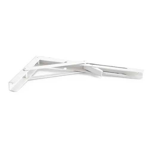 Konsol fällbar stål 305x165 mm, Vit