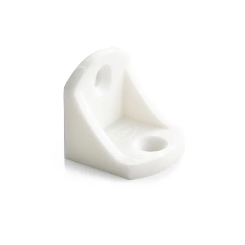 Möbelvinkel plast 22x22 mm, Vit, 4-pack