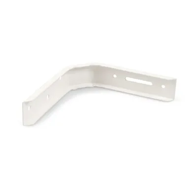 Fönsterbänkskonsol 658 stål 120/150 mm, Vit