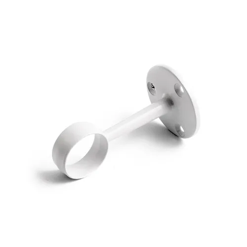 Rörhållare öppen Vit, 2-pack