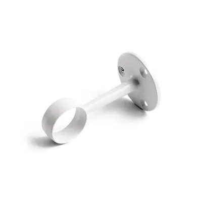 Rörhållare öppen Vit, 2-pack