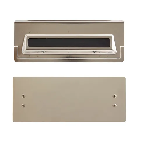 Brevinkast 4 med baklucka Nickel, 55-59 mm