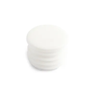 Ändknopp Vit