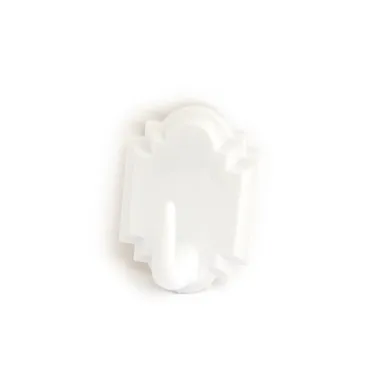 Krok självhäftande Vit, 30 mm, 2-pack