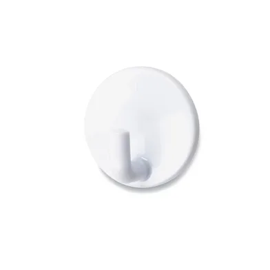 Krok rund självhäftande Vit, Ø 35 mm, 2-pack