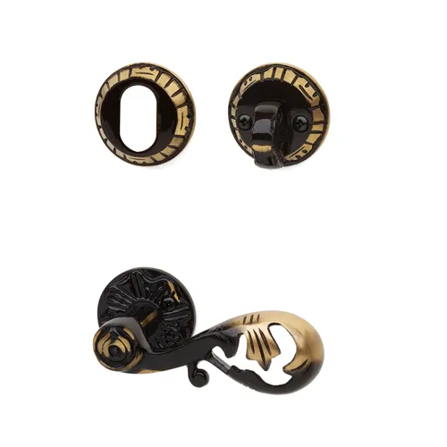 Dörrhandtag A4472 inkl. cylindervredsats Antik