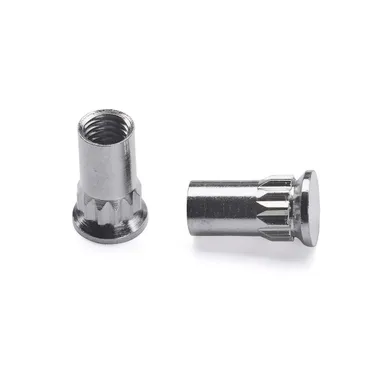 Hylsmutter M5 Nickel, 2-pack